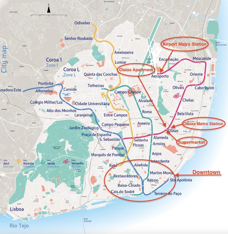 1-minute Walk To The Metro And 2 To The Supermarket Lejlighed Lisboa
